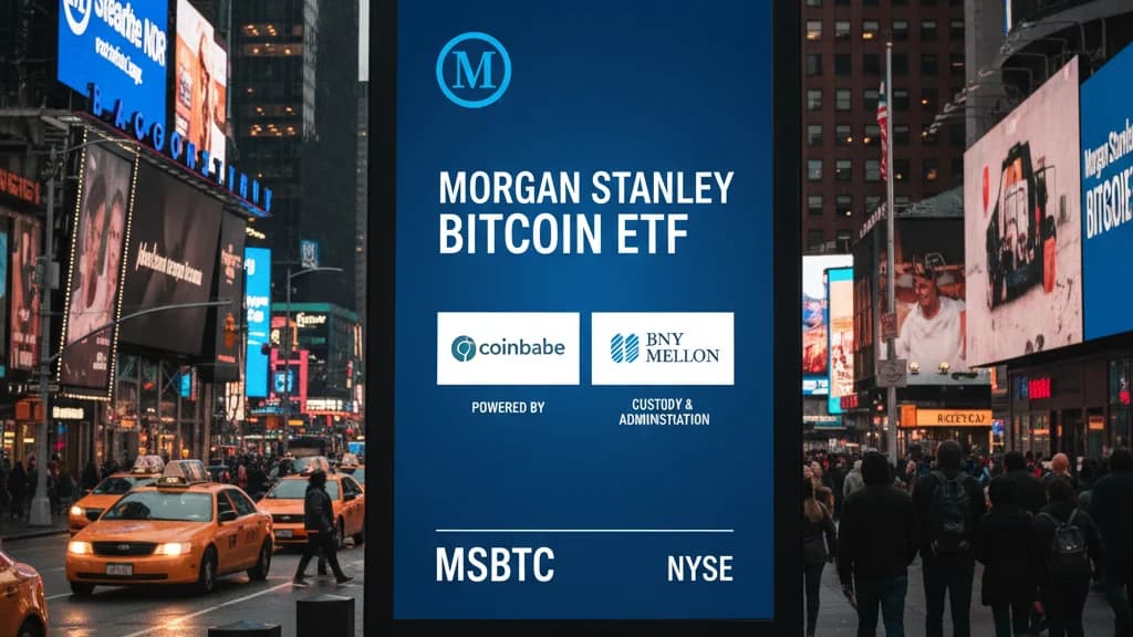 Morgan Stanley Taps Coinbase, BNY for Bitcoin ETF Custody